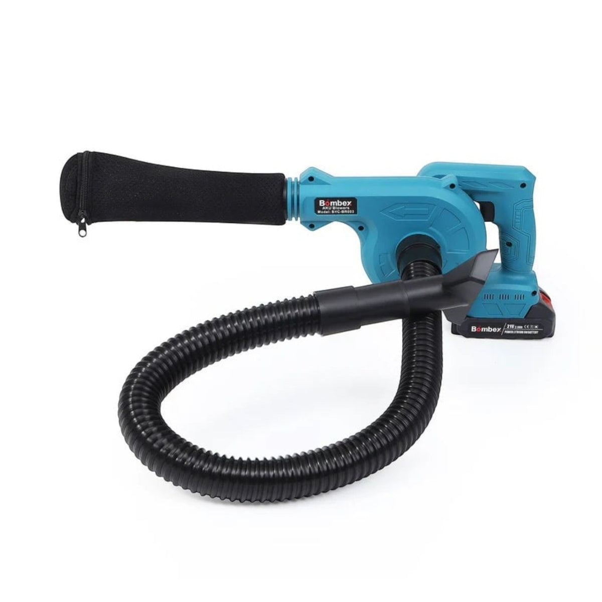Suflanta frunze fara fir 2 in 1, 880W, 2 acumulatori 48V 8.0Ah, 18000RPM, autonomie 4 ore