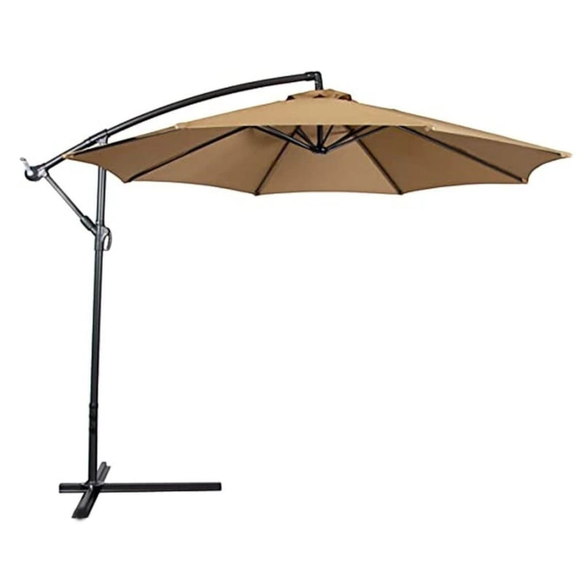 Umbrela de gradina diametru 300 cm, impermeabila, unghi inclinare reglabil, cadru otel